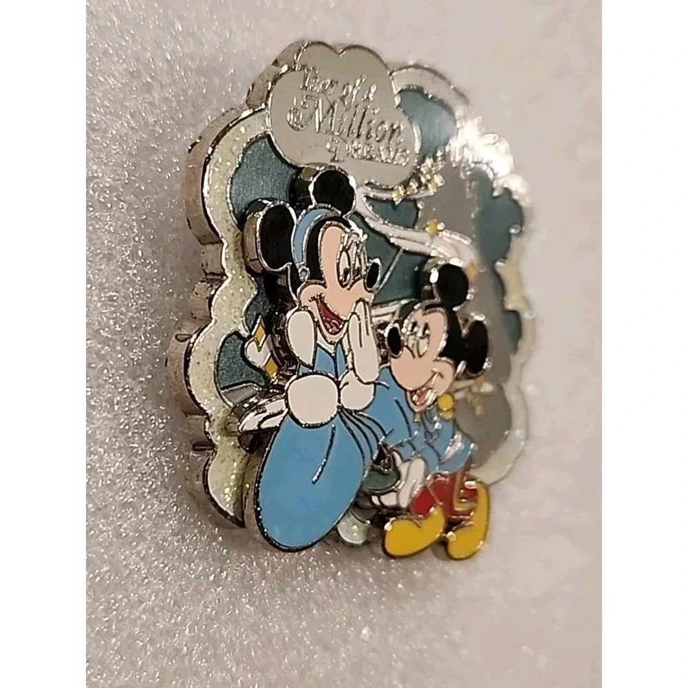Disney Pin Minnie Mickey Mouse Cinderella Year of a Million Dreams WDW LE 50892